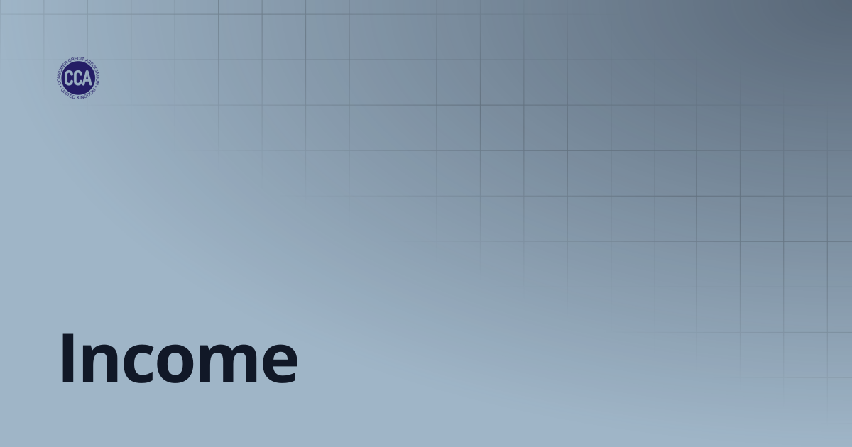 Income | CCA Digital